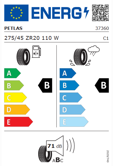 Petlas 275/45 ZR20 110W Explero H/T PT431 Yaz Lastiği 2022