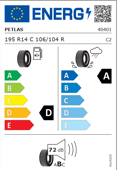 Petlas 195 R14C 106/104R FullPower PT825 Yaz Lastiği 2025