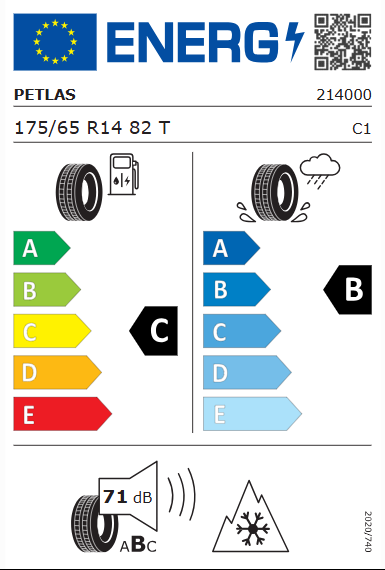 Petlas 175/65 R 14 82T SnowMaster 2 Kış Lastiği 2025