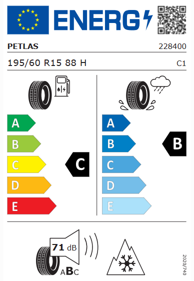 Petlas 195/60 R 15 88H SnowMaster 2 Kış Lastiği 2024