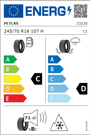 Petlas 245/70 R16 107H Explero A/S PT411 4 Mevsim 2026