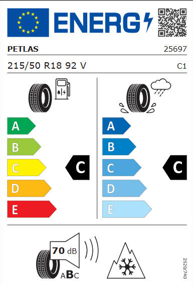 Petlas 215/50 R18 92V SnowMaster W651 Kış Lastiği 2022