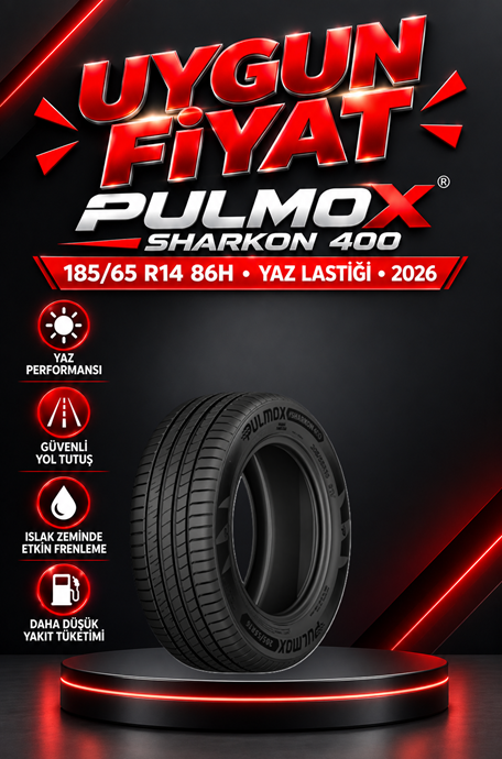 Pulmox 185/65 R14 86H Yaz Lastiği 2026 İNDİRİMLİ FİYATLARDAN SENDE YARARLAN