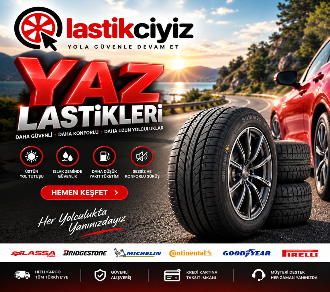 UYGUN FİYATLI YAZ LASTİKLERİ İÇİN SİTEMİZİ ZİYARET EDEBİLİRSİNİZ